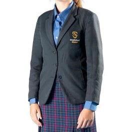 School Blazer Navy Girls with Logo