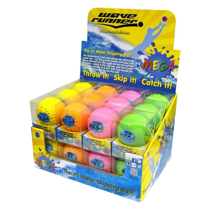 Waverunner 9cm Mega Skim Ball Tiedye Assorted