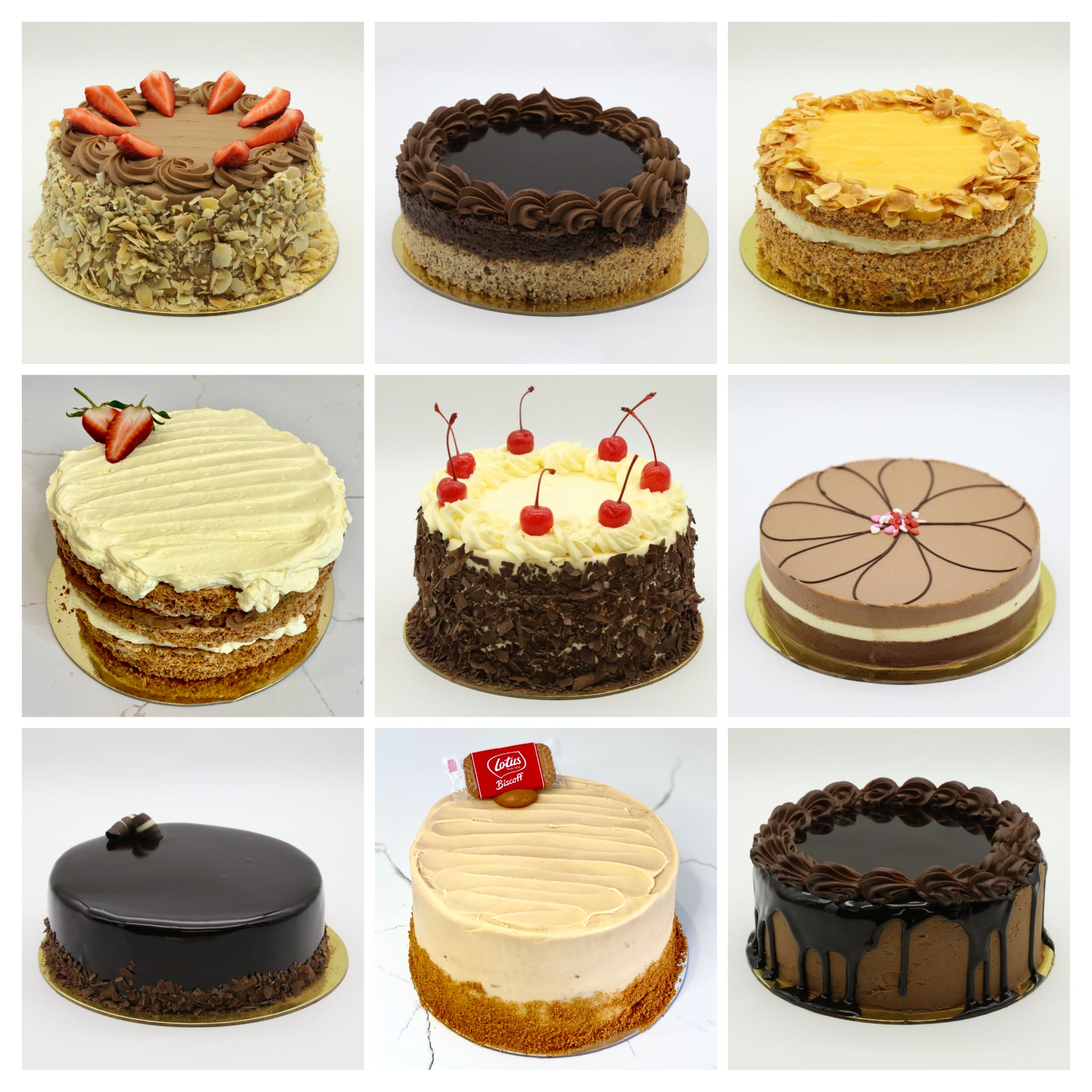 Luscious Cakes - assorted