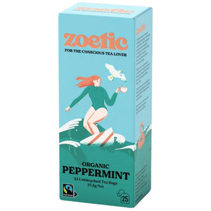 Zoetic Tea Bags Peppermint 25pk