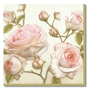 Cocktail 3 Ply Napkins - Beauty Roses - Pack 20