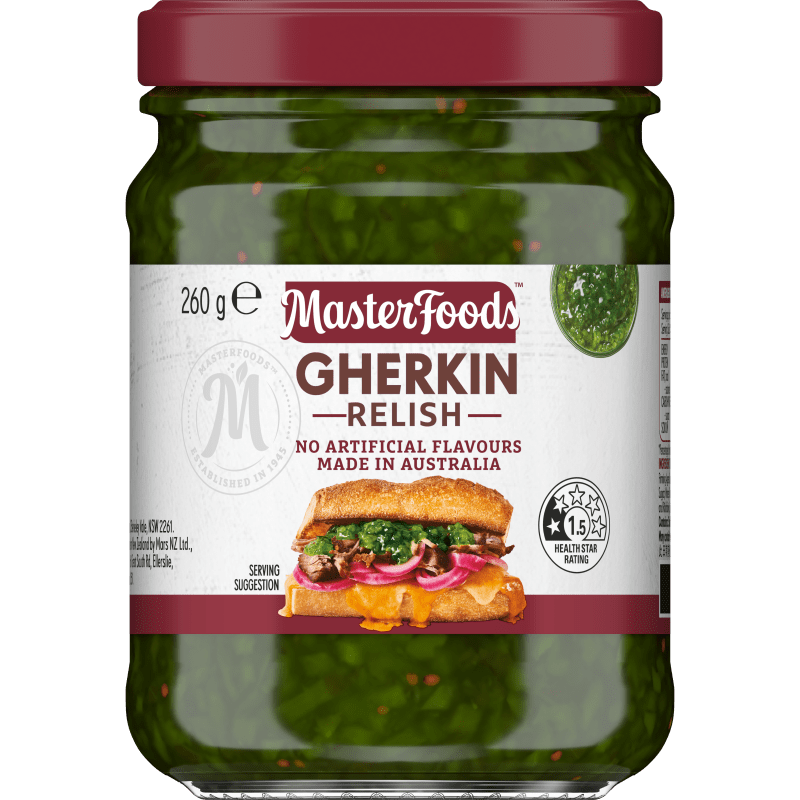 Masterfoods Gherkin Relish 260g