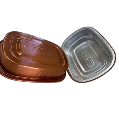 Rose Gold Foil Tray 850ml 5pk Oven/Microwave Safe