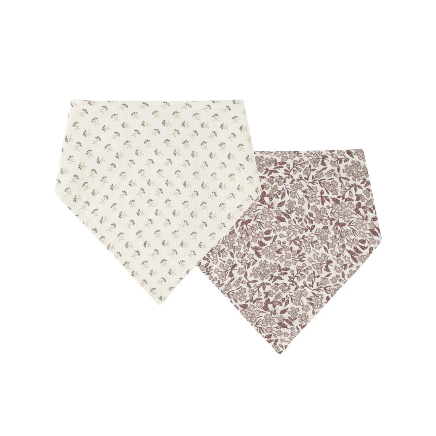 Bandana Scarf, 2 Pack / French Flora, Mauve Ditsy