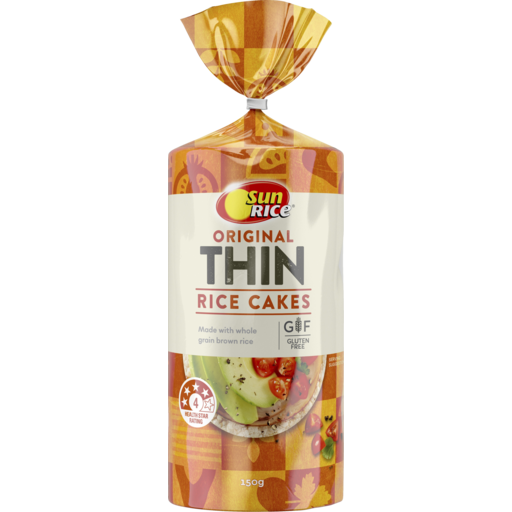 Sun Rice Rice Cake Original Thin 150g