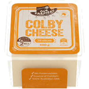 Community Co Colby Cheese Slices 500g