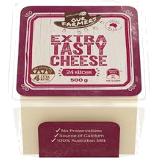 Community Co Extra Tasty Cheese Slices 500g