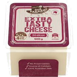 Community Co Extra Tasty Cheese Slices 500g