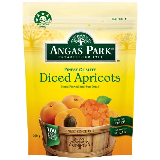 Angas Park Diced Apricots 200g