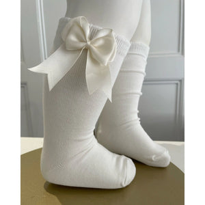 Tambino Double Bow Knee High Socks