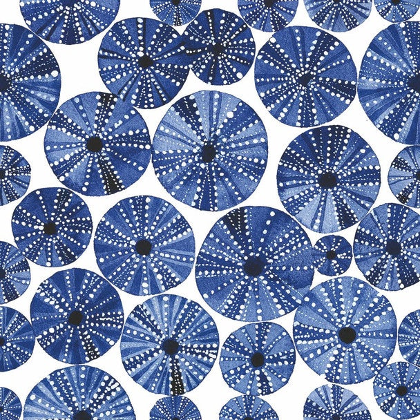 PPD Lunch Napkin - Ocean Urchins Blue