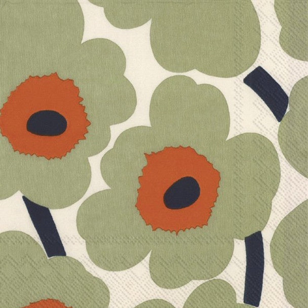 Marimekko Lunch - Unikko Sage Orange