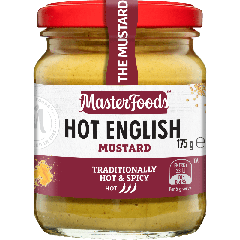 Masterfoods Hot English Mustard 175g