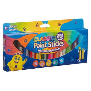 Little Brian Paint Sticks - Classic 12 Pk