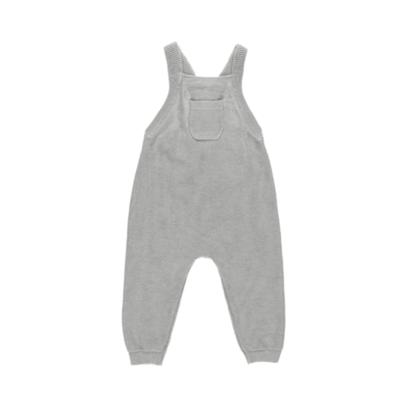 Knit Overall / Dusty Blue / 3-6m