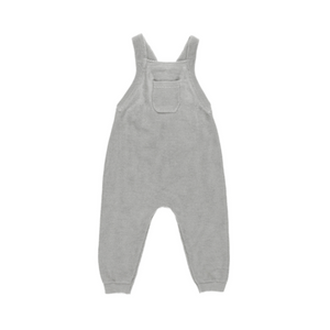 Knit Overall / Dusty Blue / 3-6m