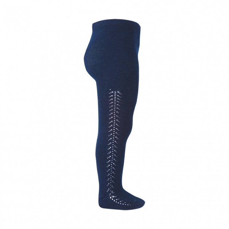 Condor 2591/1 Side Openwork Tight / Navy