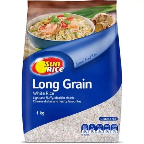 Sun Rice Long Grain White Rice 1kg