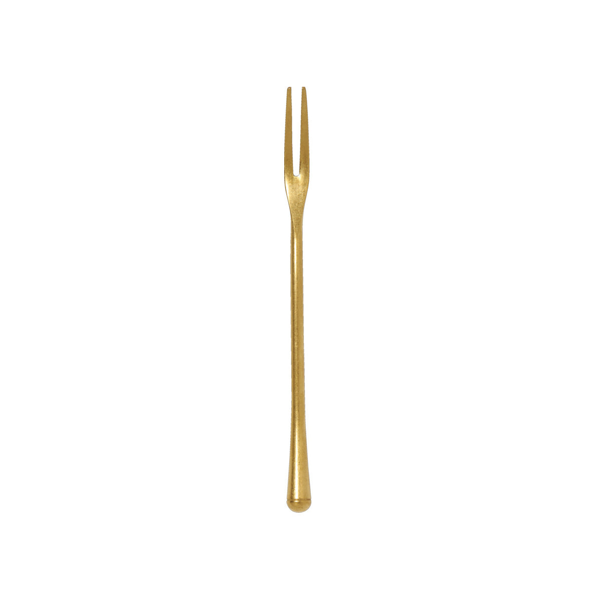 Wave Handle Small Fork 13cm - Gold