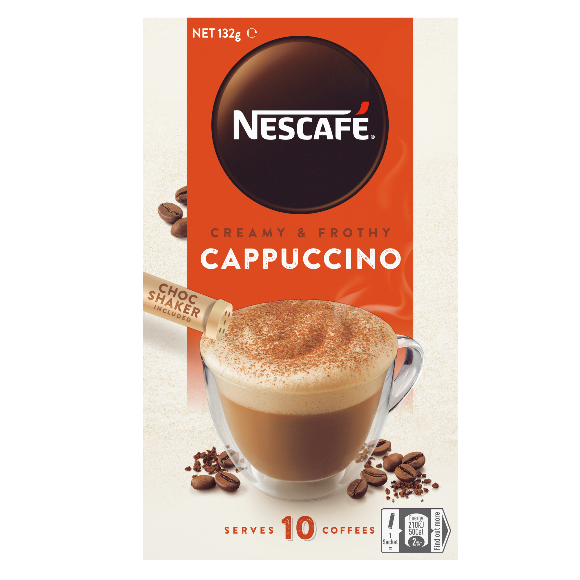 Nescafe Cappuccino Sachets 10pk