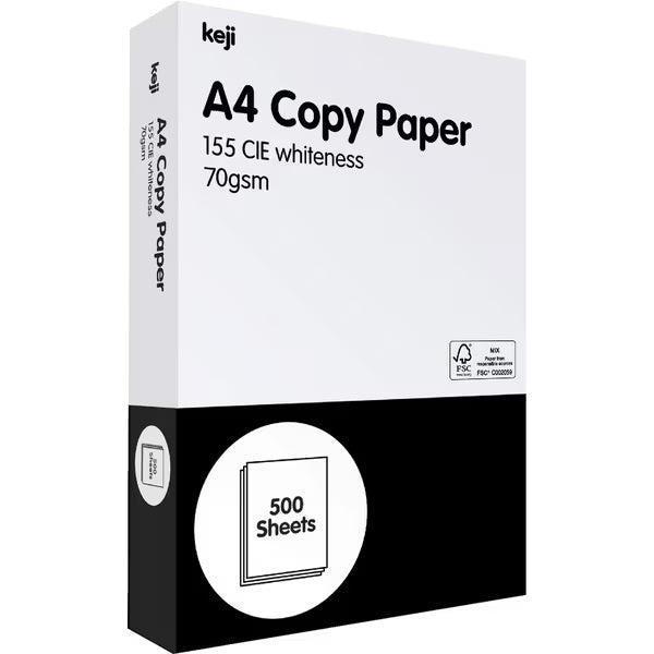 Keji A4 Copy Paper 70gsm White