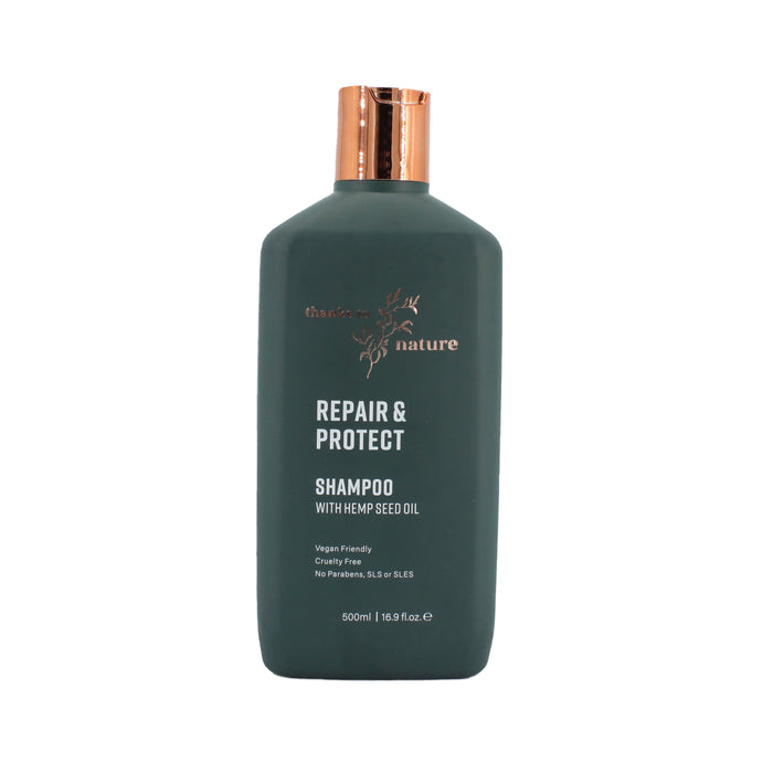 Thanks to Nature Repair & Protect Shampoo with Hemp Seed Oil 500ml