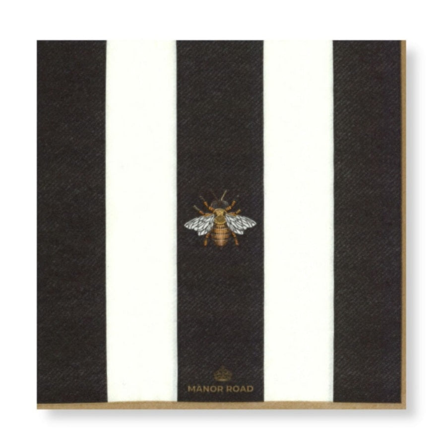 The Striped Bee Napkins - Luncheon