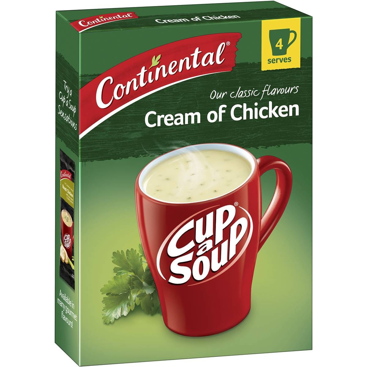 Continental Cup A Soup Cream Of Chicken 4pkt 75g