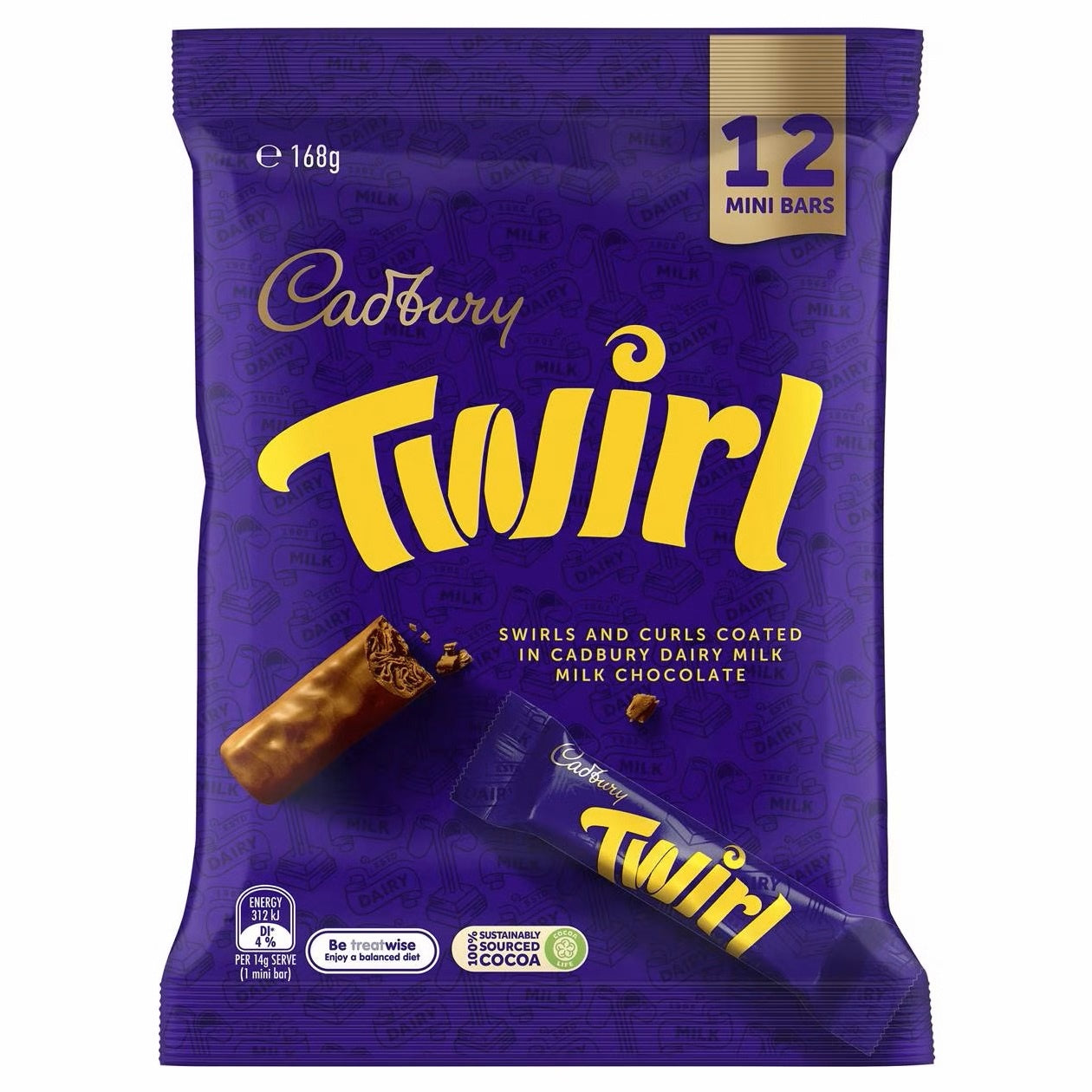 Cadbury Sharepack Twirl 12pk 168g