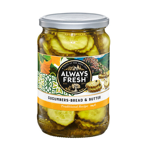 Always Fresh Cucumbers Bread & Butter 700g