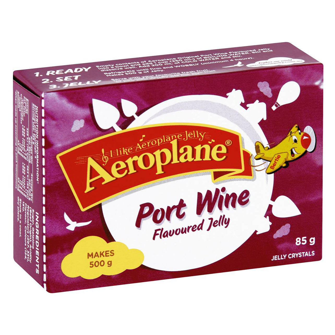 Aeroplane Original Port Wine Flavoured Jelly 85g