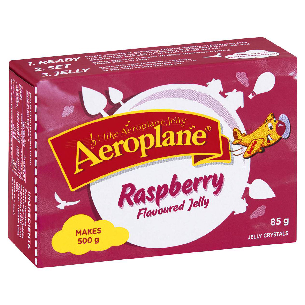 Aeroplane Original Raspberry Flavoured Jelly 85g