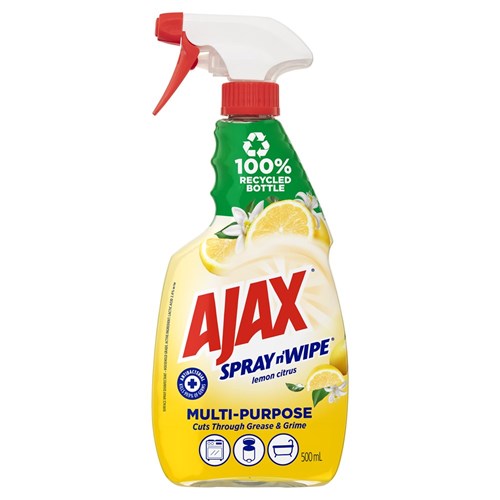 Ajax Spray & Wipe Lemon Citrus 500ml