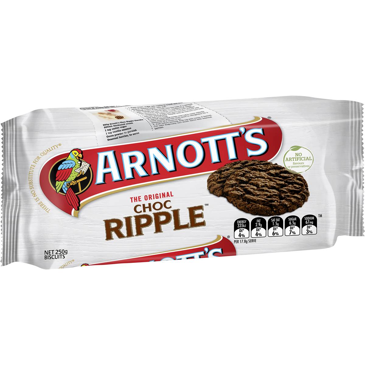 Arnott's Choc Ripple 250g