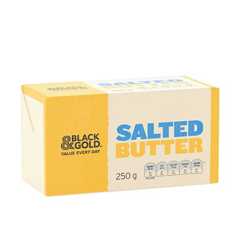 Black & Gold Salted Butter 250g