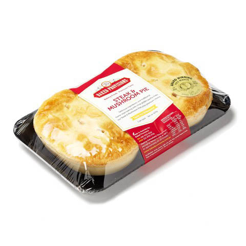 Baked Provisions Steak & Mushroom Pie 2pk 420g