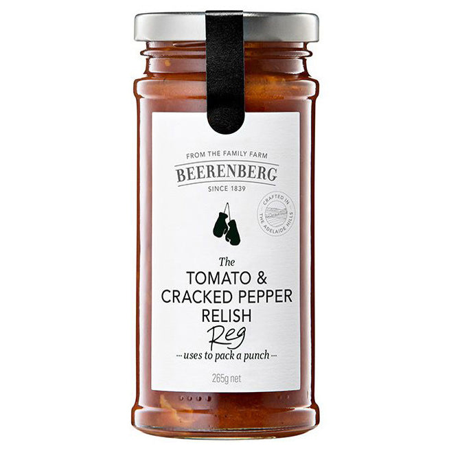 Beerenberg Tomato And Cracked Pepper Relish 265g