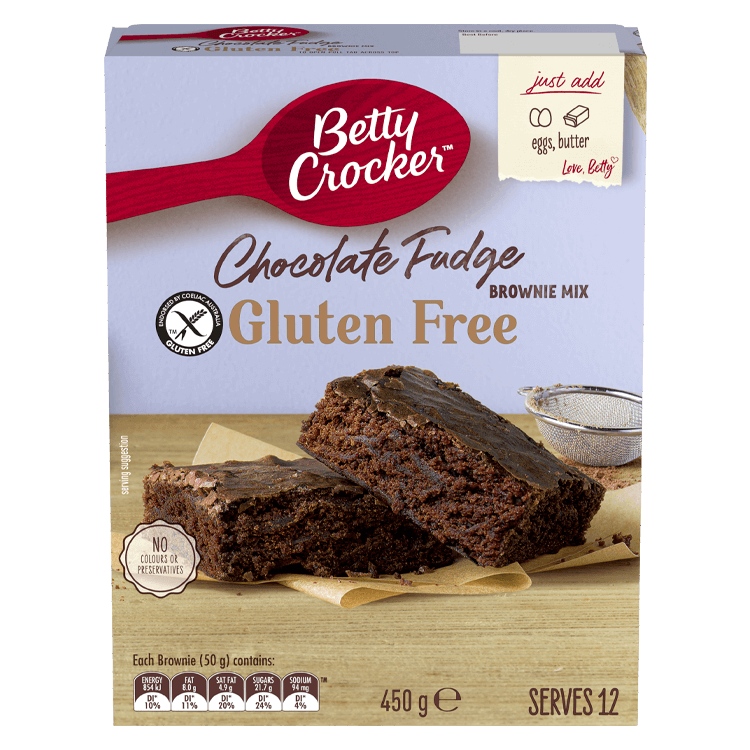 Betty Crocker Gluten Free Choc Fudge Brownie Mix 450g