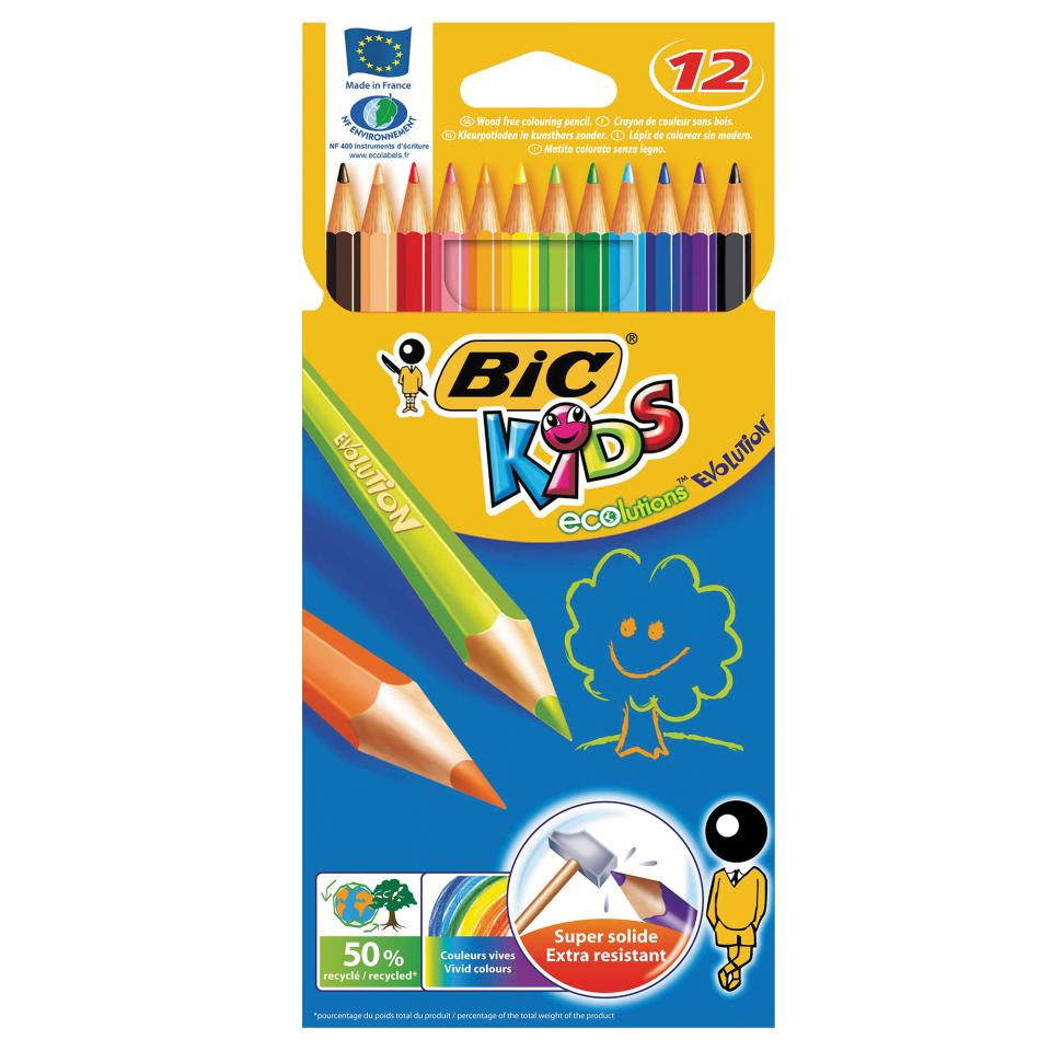 Bic Kids Colour Pencils 12 Pack