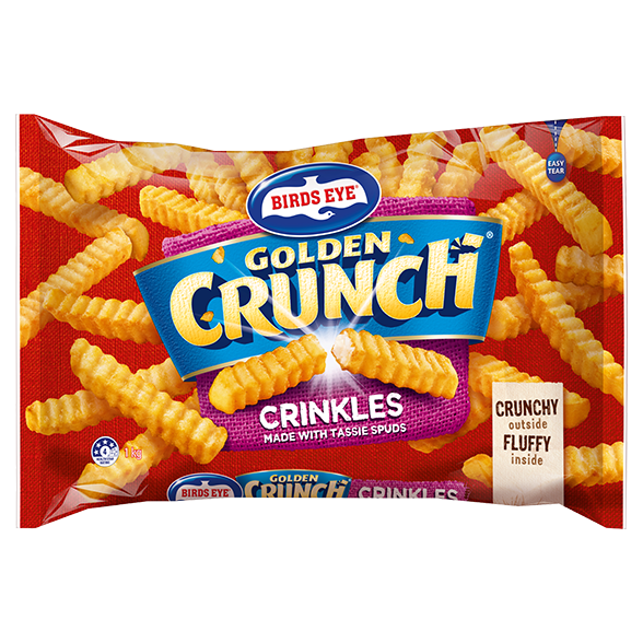 Birds Eye Golden Crunch Crinkles with Max Crunch Chips 900g