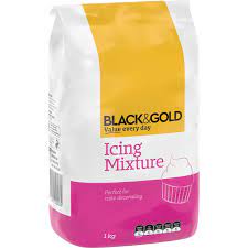 Black & Gold Icing Mixture 1kg