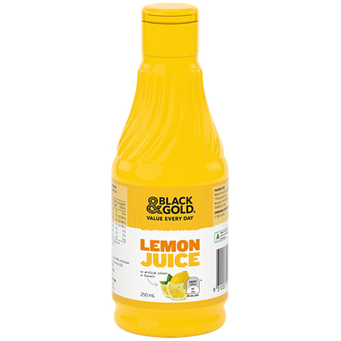 Black & Gold Lemon Juice 250ml