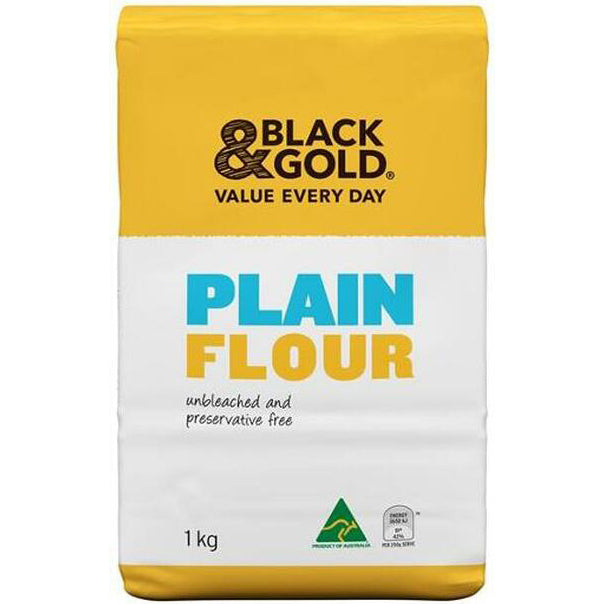 Black & Gold Plain Flour 1kg