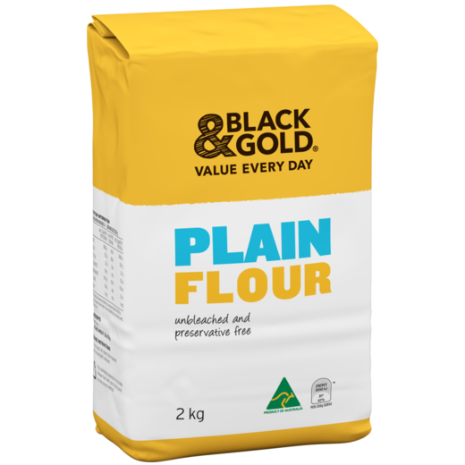 Black & Gold Plain Flour 2kg