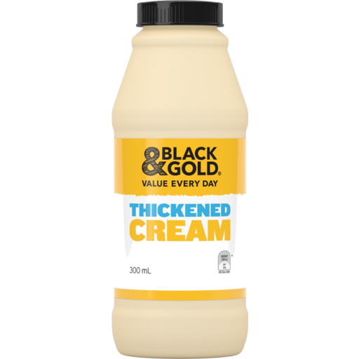 Black & Gold Thickened Cream 300ml