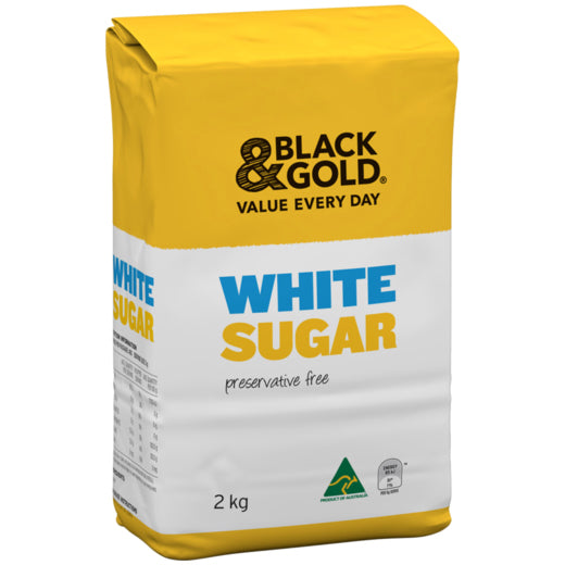 Black & Gold White Sugar 2kg