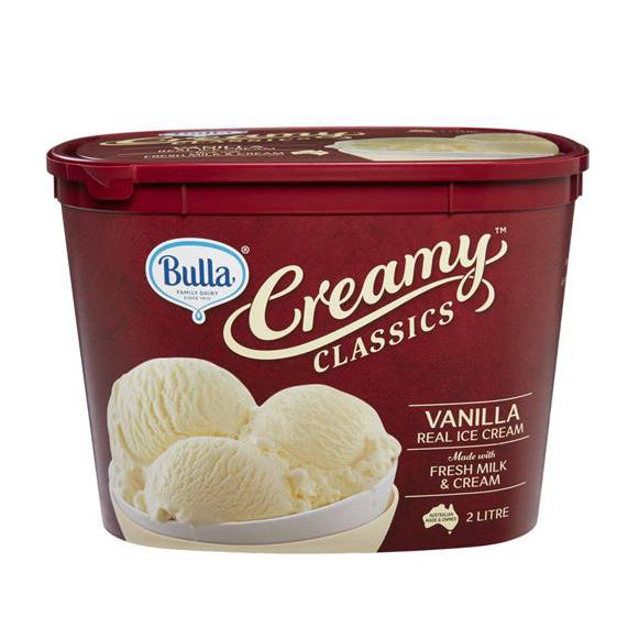 Bulla Creamy Classics Ice Cream 2L