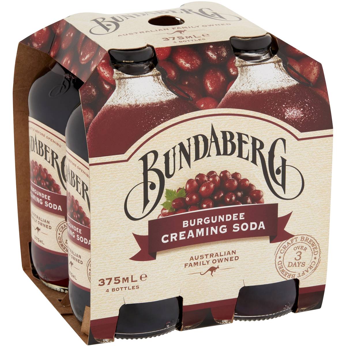 Bundaberg Creaming Soda 375ml x 4pk