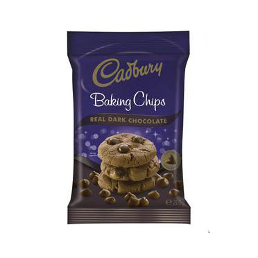 Cadbury Baking Chips Dark Choc 200g