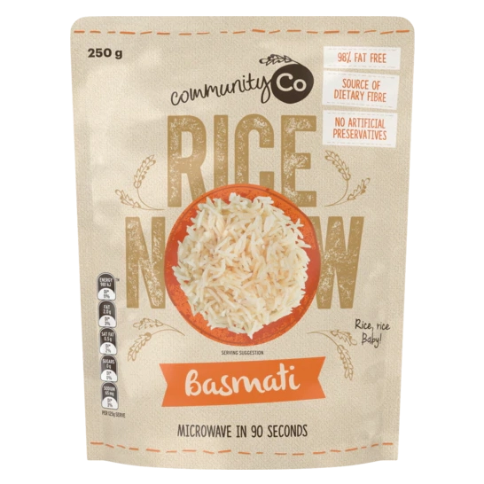 Community Co Basmati Microwave Rice 250g